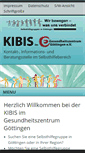 Mobile Screenshot of kibis-goettingen.de