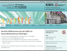 Tablet Screenshot of kibis-goettingen.de